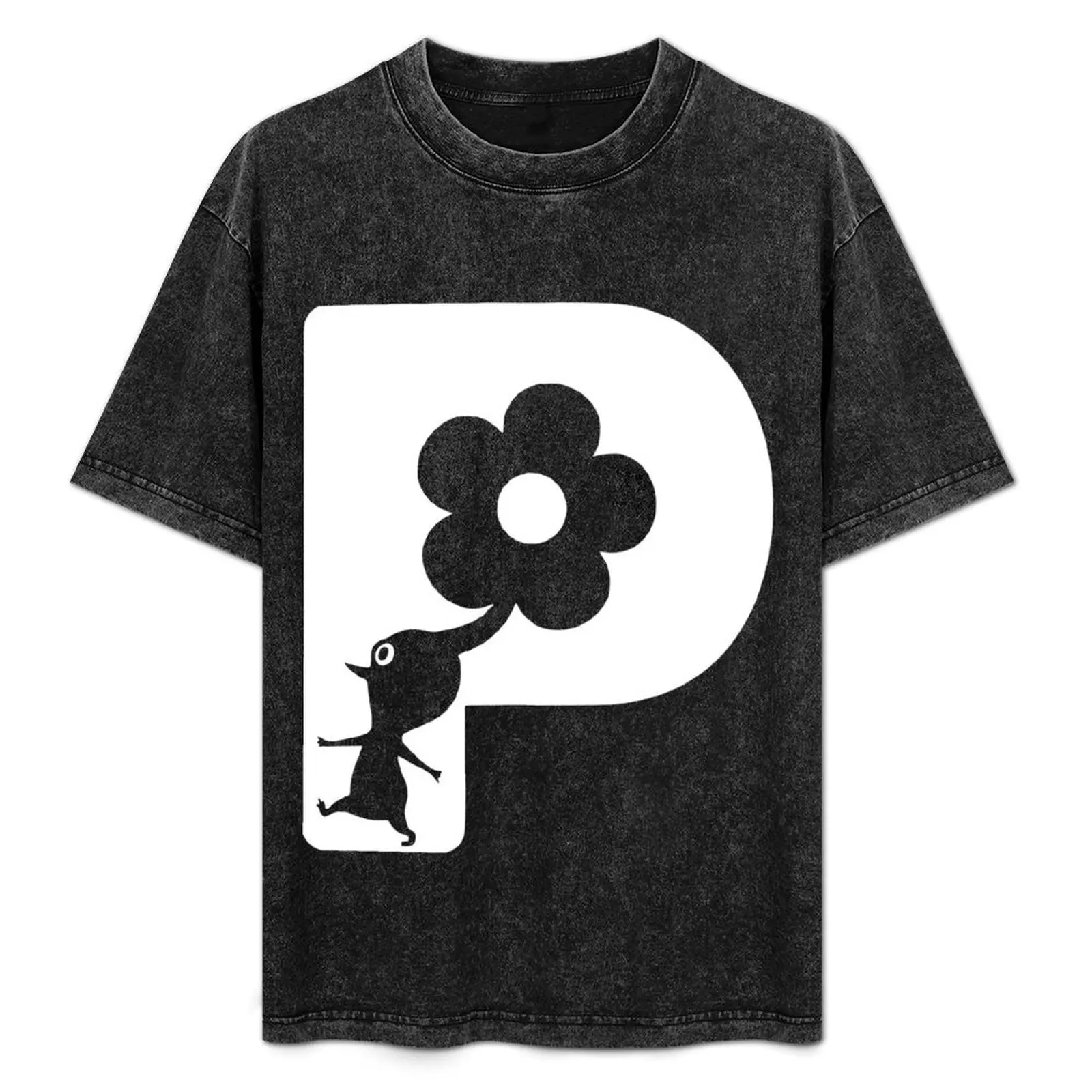 Pikmin HD Logo T-Shirt Stylish Graphic Short Sleeve Top