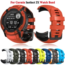 For Garmin Instinct 2X Solar Smartwatch Bands Silicone Watch Strap Watchband Bracelet Replacement Wristbands