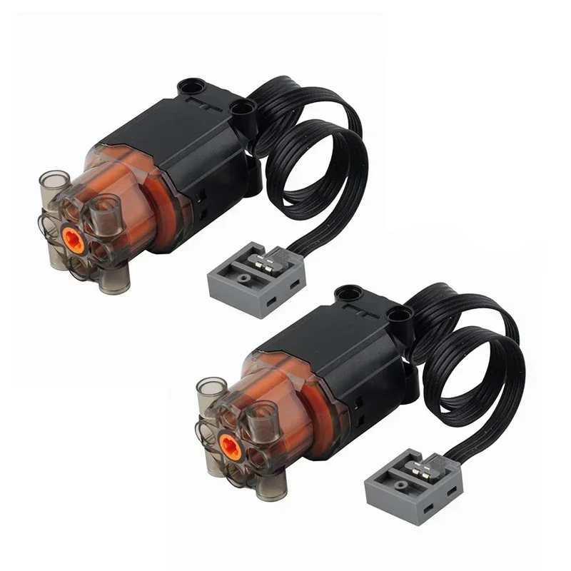 High-Speed L Motor for MOC Building Blocks - Power Functions Compatible Remote Control Motor for DIY Cars & Trucks