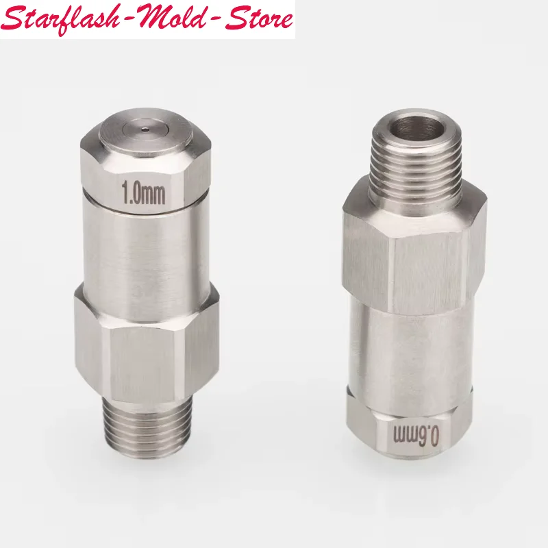 LNN Low Pressure Air Atomizing Fog Nozzle Fine Mist Sprayer No Compressed Air Needed