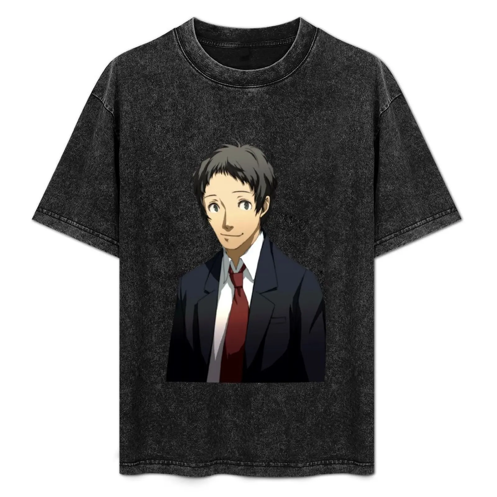 

Adachi Tohru T-Shirt kawaii clothes vintage shirts graphic tees Men's cotton t-shirt