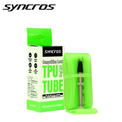 SYNCROS TPU New Material Bike Inner Tube 700C 23/25/28/30/32 Road Bicycle Tire 60 80mm Length French Valve 48g/50g