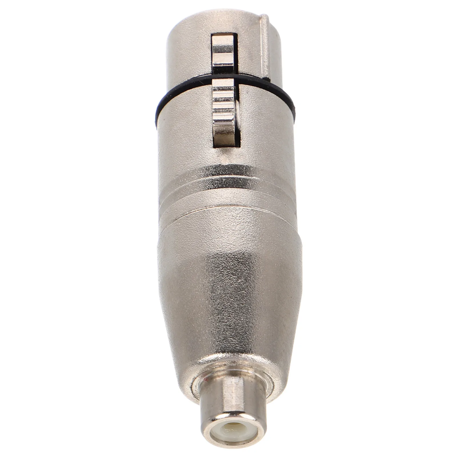 

1pcs Xlr Rca Adapter 3 Pin To Audio Connector Zinc Alloy Build Compact Lightweight Design For Microphone Mixer Instrument Cable