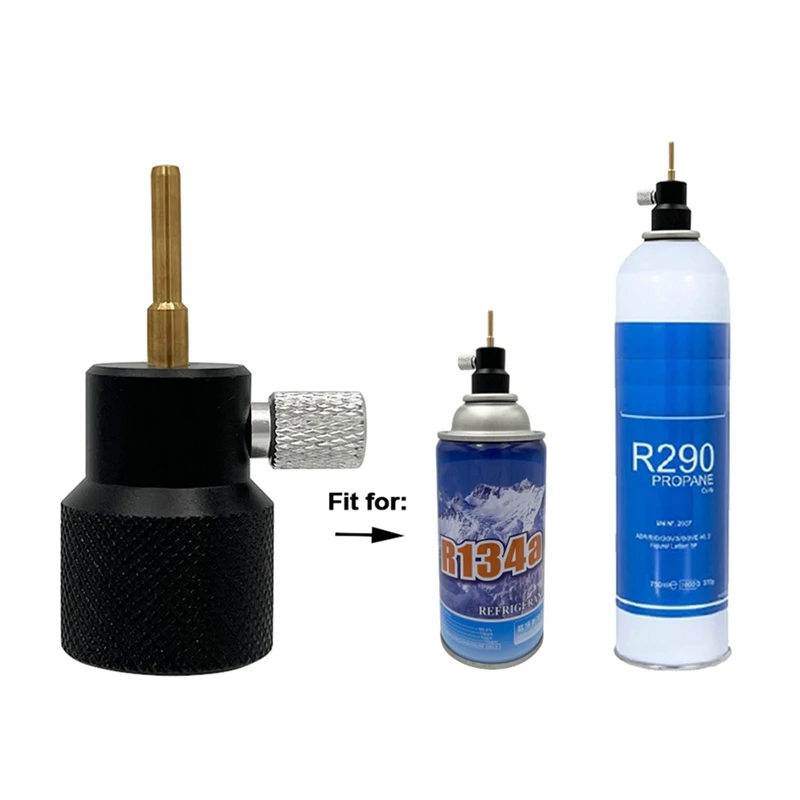 ABUN-Filling Adapter To Refrigerant Gas Puncture Style Bottle Canister For Magazine Air Soft Accessories