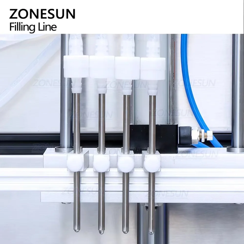 ZONESUN ZS-FAL180Z7 Full Automatic Liquid Bottle Filling Capping Labeling Shrinking Packaging Production Line