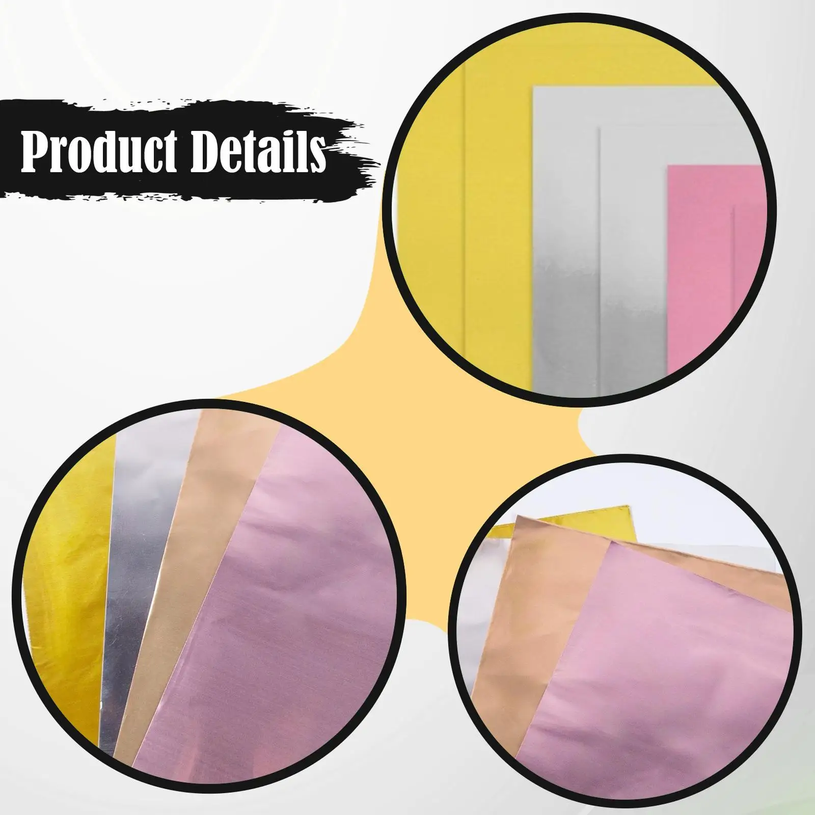 

8x Metallic Cardstock Paper Sheets Crafting Supplies Multipurpose Construction Paper for Poster Scrapbooking DIY Crafts