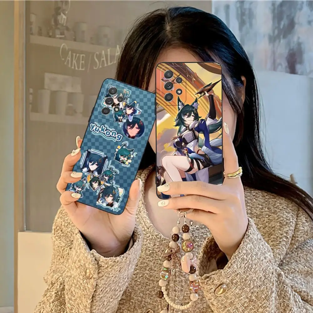 HSR Yukong Phone Case for Samsung Galaxy M55 54 42 35 34 33 32 23 22 15 14 13 12 F55 5G Soft TPU Shockproof Cover