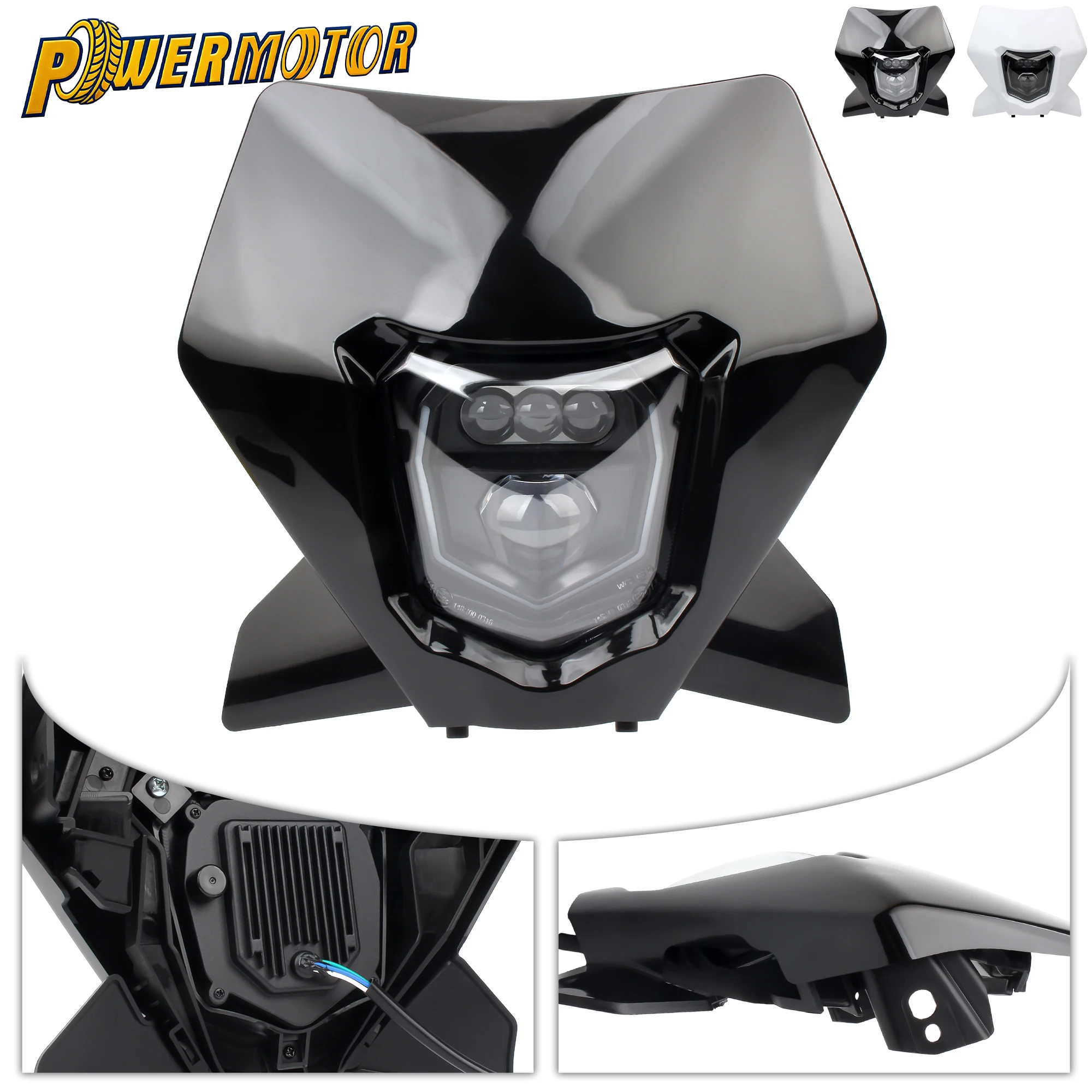 

Motorcycle LED Headlight New Headlamp For KTM EXC SXF XCW MX 250 2023 2024 Motocross Dirt Bike MX Enduro Supermoto Accessories
