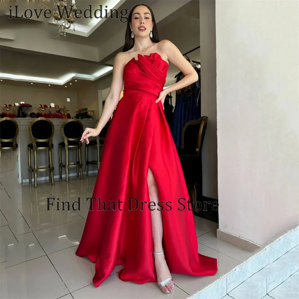 

Вечернее платье для подружки невесты без бретелек, с цветочным декором и драпировкой, с открытой спиной, для свадебной вечеринки, с шлейфом, на заказ, Vestidos de novia