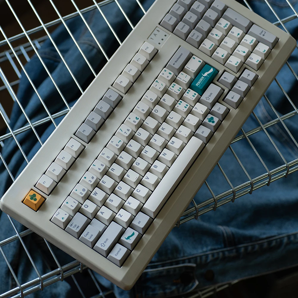 

FBB Keycaps Peacock Retro Style PBT MX Switches For 60% 75% 85% 100% Mechanical Keyboard Keycap Gift For Lovers and Friends