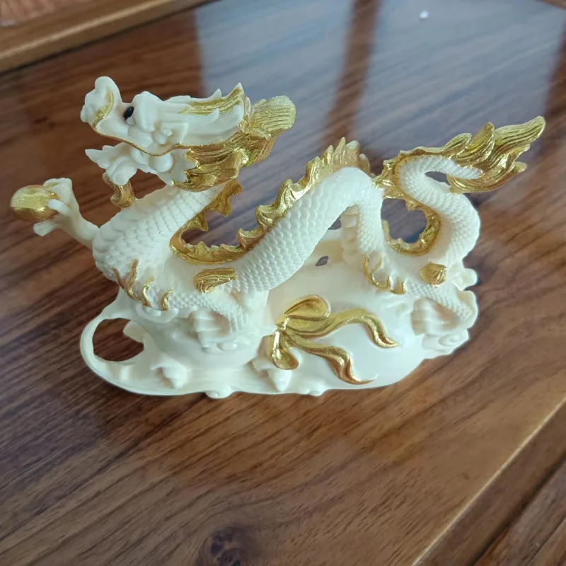 

Factory Direct Supply Ivory Nut Gold-Plated a Scene of a Prosperous Country Decoration Home Decoration Gun and Rose Dragon Beads