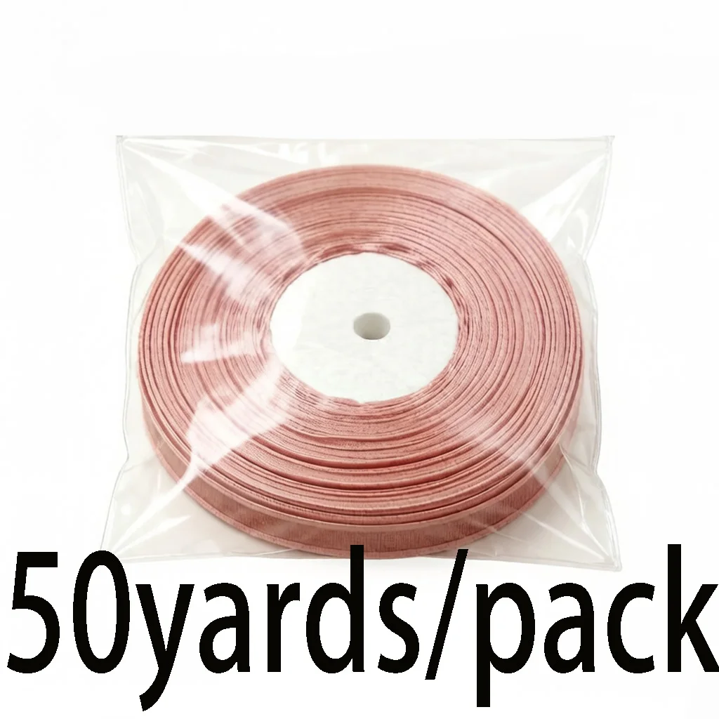 (50 yards/roll) 20mm Organza ribbon Broadside all\'ingrosso confezione regalo nastri decorativi