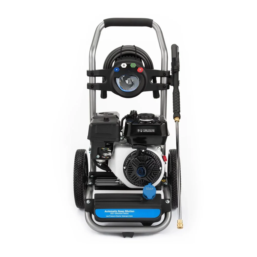 Gas Powered Cold Water Pressure Washer 3100 PSI 2.5 GPM 212cc 4-Cycle OHV Ideal for heavy duty & commercial cleaning