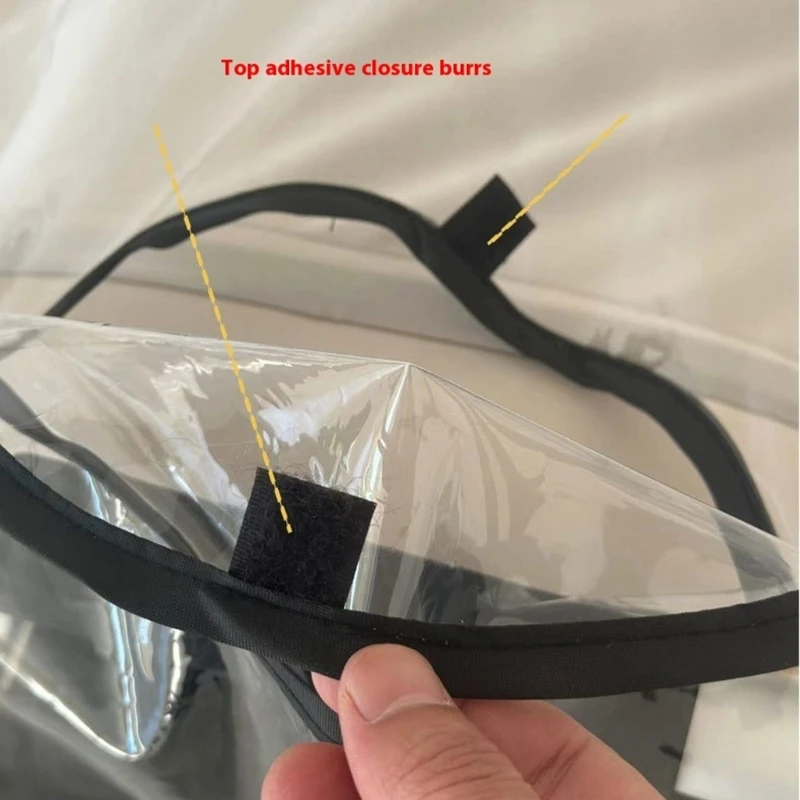 J15U Installazione rapida Seggiolino auto per bambini Protezioni antipioggia Pannello trasparente Design ventilato per avventure