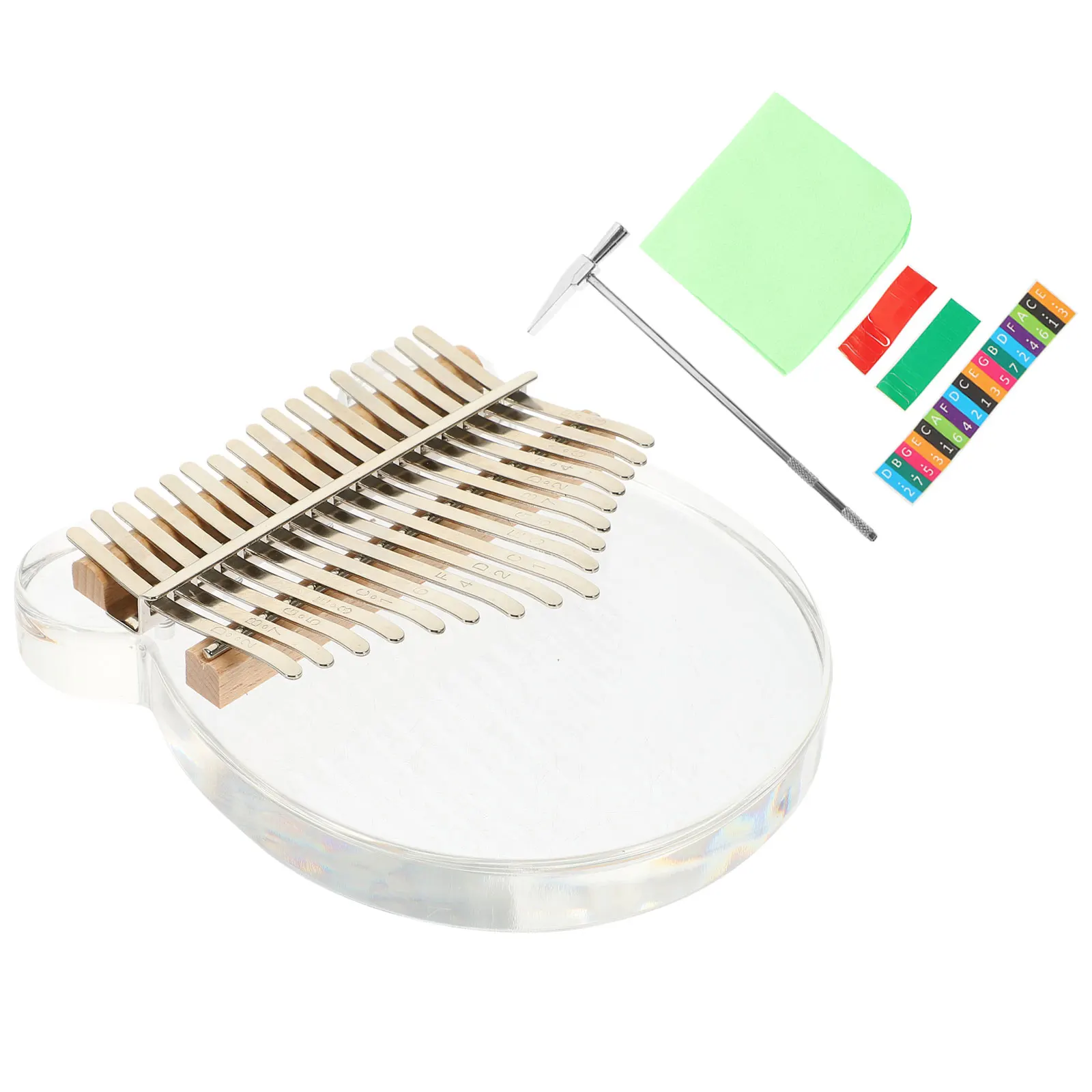 

Mini Thumb Piano Crystal Kalynba Baby Musical Instrument Electronic Child Finger