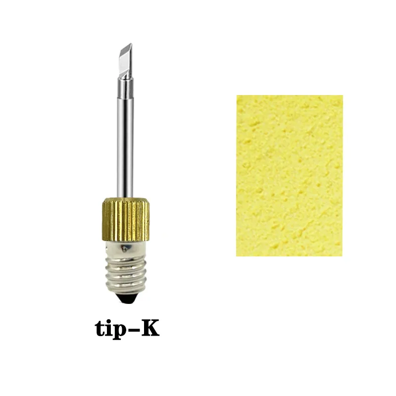 E10 Interface Soldering Iron Tips Welding Tips USB Soldering Tip Set B C K Type Wireless Battery Soldering Tip