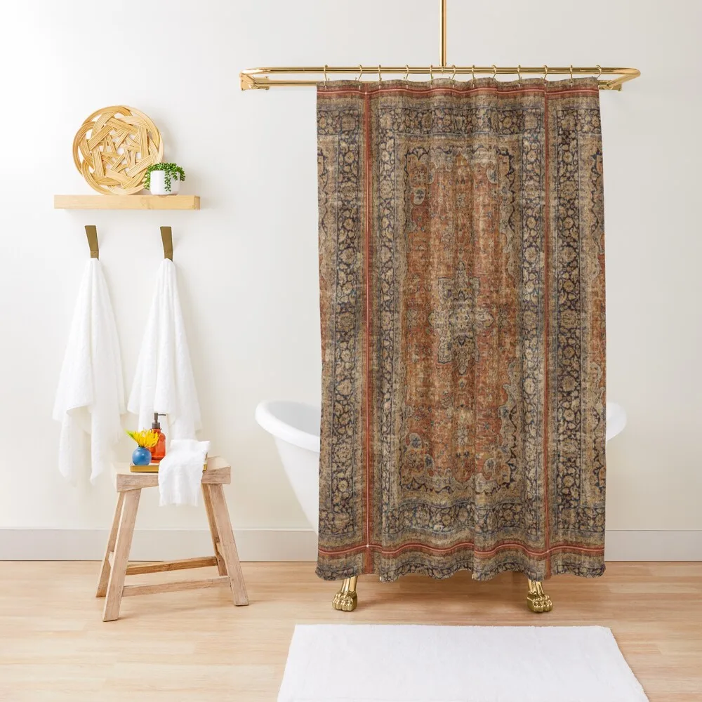 

Antique Orian rug Shower Curtain Waterproof Fabric Bathroom Shower Bath Bathroom Box Anime Shower Curtain