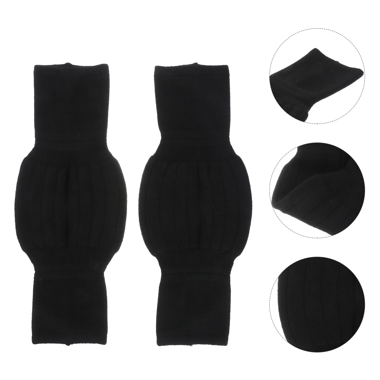 1 زوج الكشمير الركبة كم سميكة الدافئة دعم لالتهاب المفاصل آلام المفاصل الشتاء الرياضة اليوغا الدراجات جوارب السيقان الرعاية الصحية #6