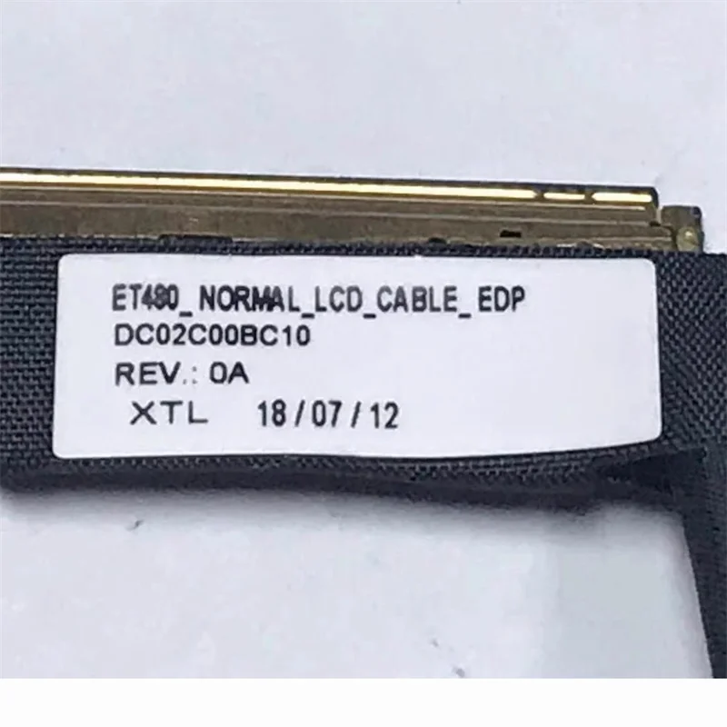 NEW Laptop LCD Cable For LENOVO ThinkPad T480 A485 ET480 DC02C00BC10  01YR501 NON-TOUCH 30PIN