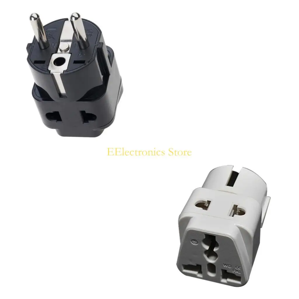 B03C European Type E/F Input Port Unit with Small Outlet Access Form for Hotel, Office, Dorm, and Daily Living Home Use