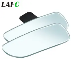 2Pcs Car Wide Angle Rear View Mirror 360 Degree Rotation Auto Rearview Auxiliary Parking HD Frameless Blind Spot Mirrors