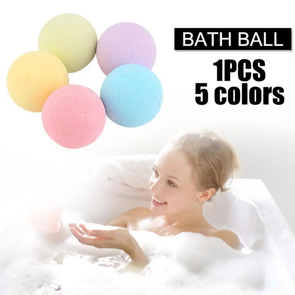 High Quality Bath Bubble Salt Balls Handmade Stress Body Relief Natural Purely Bath Clean Spa Moisturize Skin Bathing Tub A8W0