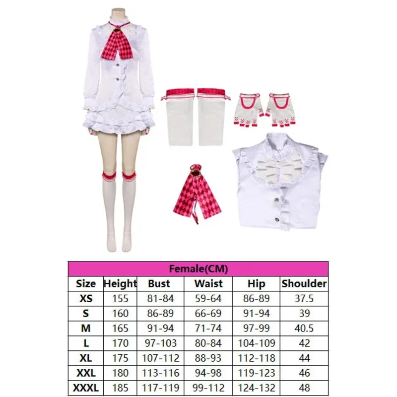 أزياء كازوما/رين/ليلي/ستيف فوكس/لينغ شياويو/جون/هوارانج/كازاما جين/أبيض أزياء تنكرية للرجال والنساء ملابس الهالوين ty'4