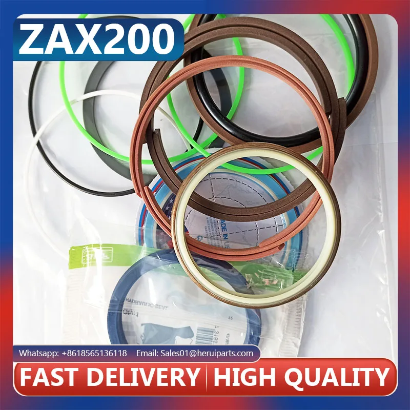 4STES ZAX200 ZAX210 Arm Boom Bucket Cylinder Seal Kit for Excavator Spare Oil Seal Kit