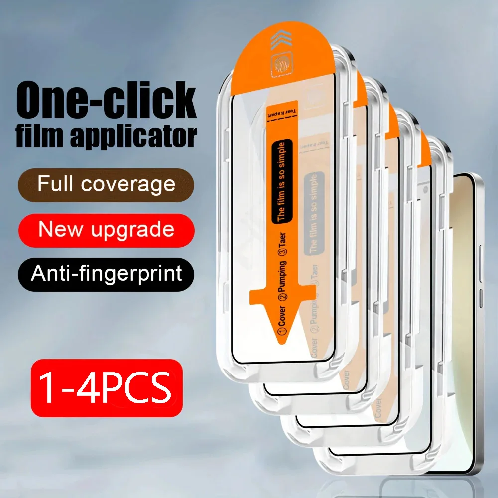 1-4 Stück gehärtetes Glas für Xiaomi Poco F7 Pro X7 X6 F6 M7 M6 X5 X4 X3 M5 M4 M3 F5 F3 C75 HD Einfache Installation Displayschutzfolie