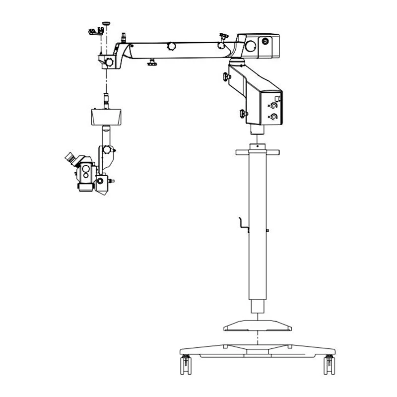 High quality made in China YZ-20T4 ophthalmology operating  Microscope