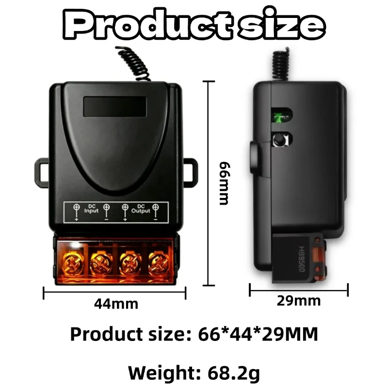 433Mhz Universal Wireless Remote Control Switch DC 12V 1CH Relay Receiver Module RF Transmitter Learning Button Remote Control - view 5