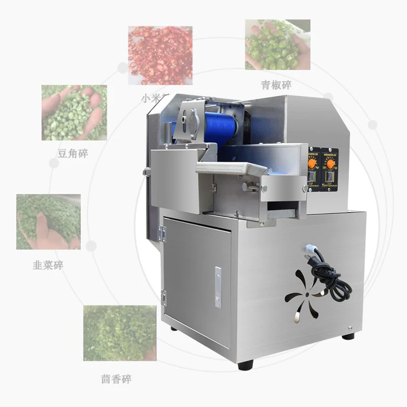 

110v 220v Dual Speed Regulation Vegetable Cutting Machine For Multi-Functional Vegetable Processing Equipment