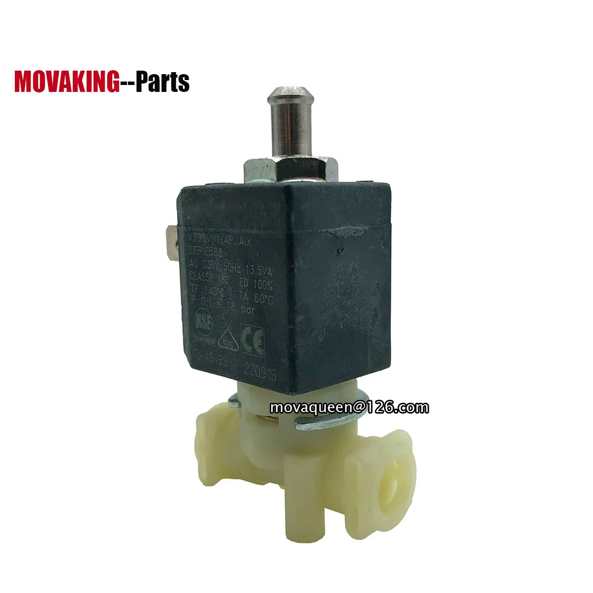 Espresso Machine Coffee Maker Parts Normally Open Steam Valve Water Valve AC230V V798VN1 SERIE588 0.1-18BAR Solenoid Valve