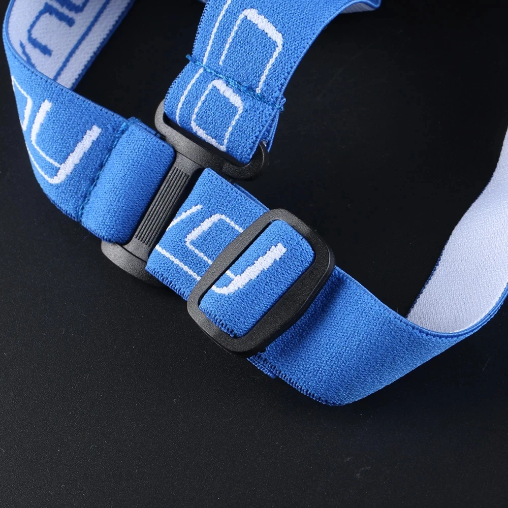 Blue Head Strap Head Belt 18650 Headband Mount Holder for Convoy H1 H2 H3 Headlamp Headlight Diameter 22-35mm