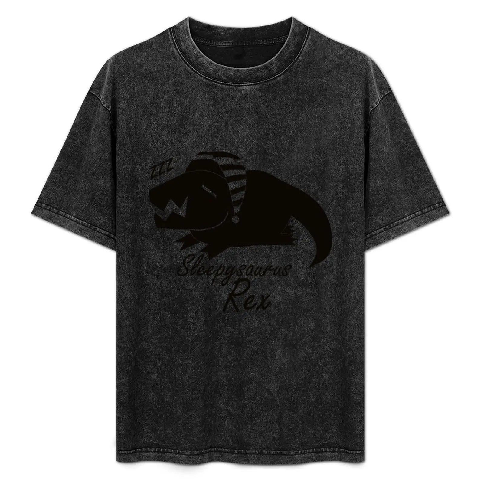 

Sleepysaurus Rex T-Shirt Street Art Print Tee Shirt