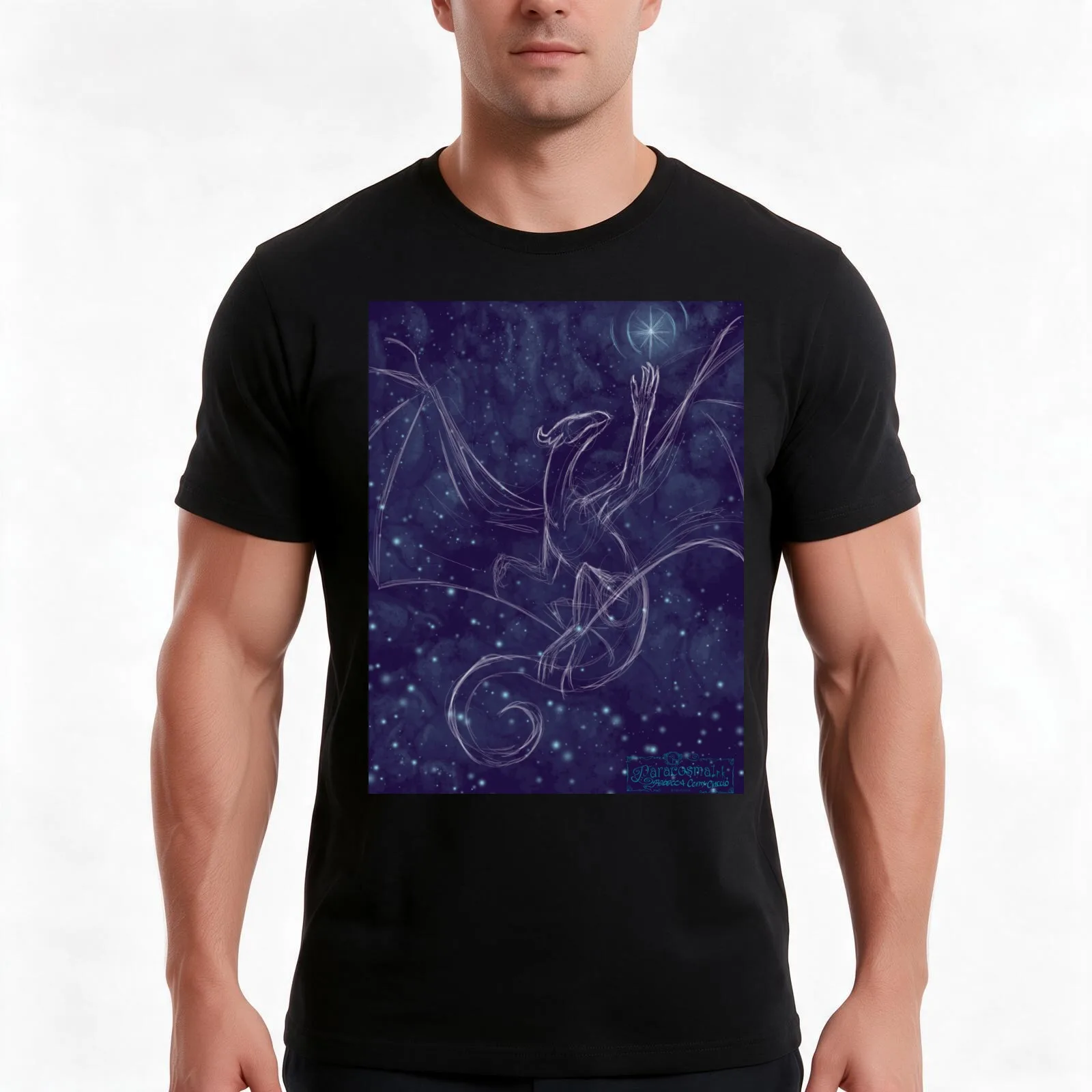 Reaching for the Stars T-Shirt, Summer Casual Cotton Tee, Oversized Streetwear Tops, Vintage Graphic Print, Unisex Men Women