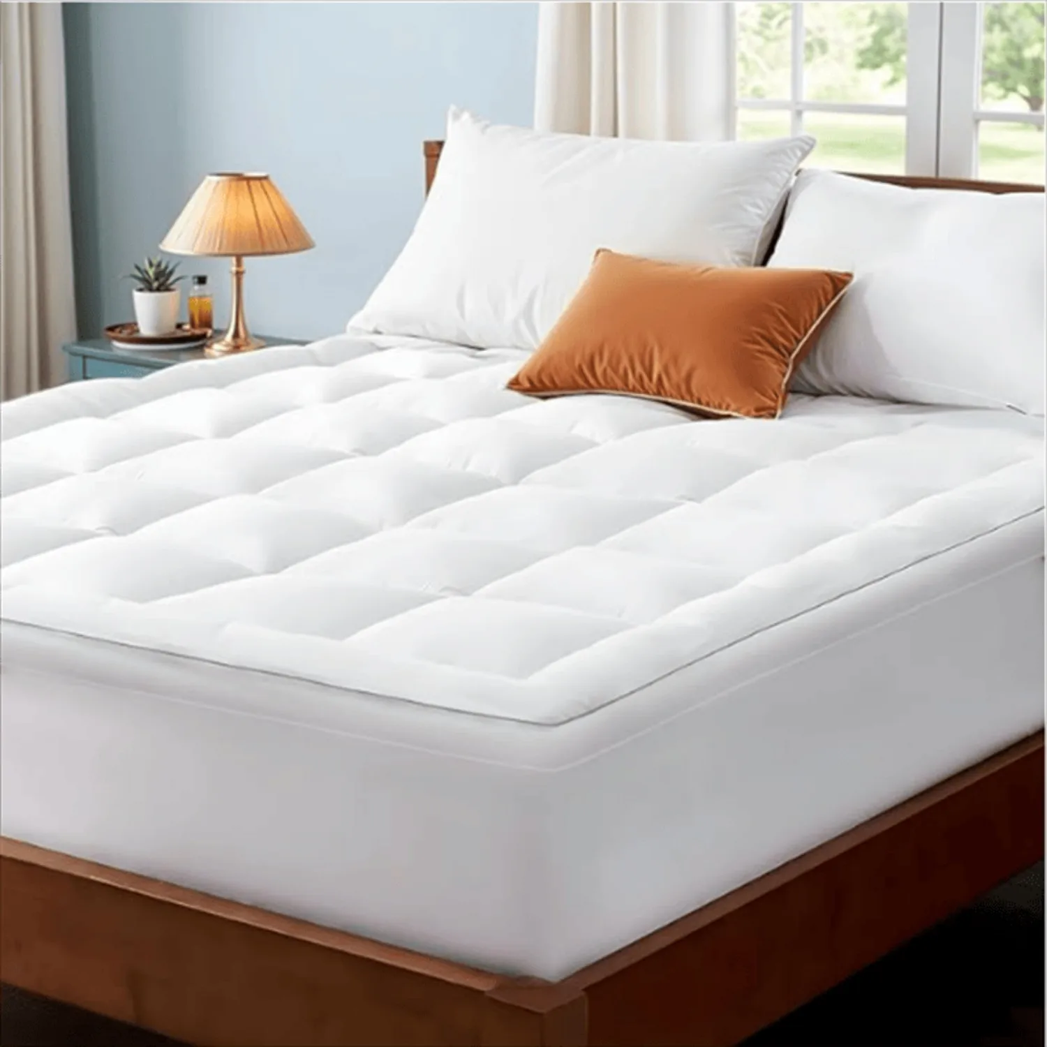 

High-Density Support Mattress with 450g Cotton Filling, Medium Firm, Twin Size, CertiPUR-US Certified​