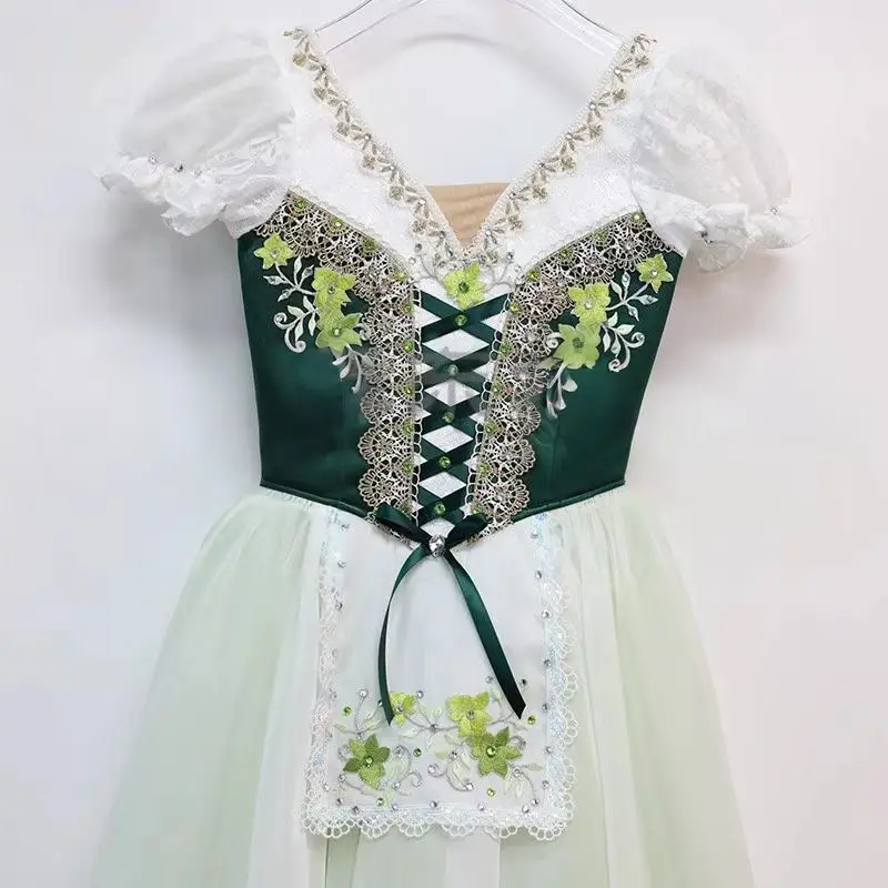 Trajes de balé personalizados para meninas/desempenho de balé/trajes de dança adulto criança meninas saias de desempenho trajes de dança de ponta