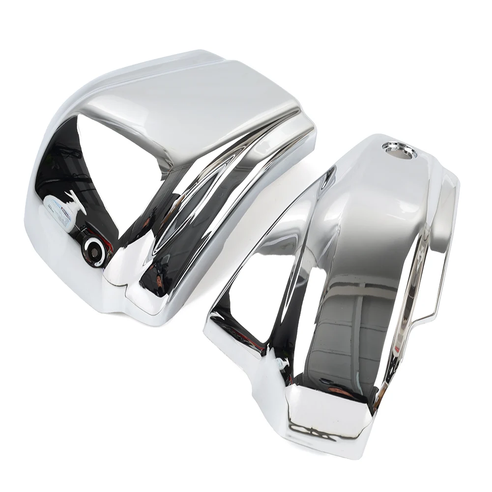 Motorcycle Battery Side Covers Fairing Left & Right 2Pcs For Yamaha Dragstar Vstar XVS1100 Custom 1999-2011 Chrome/Glossy Black view 5