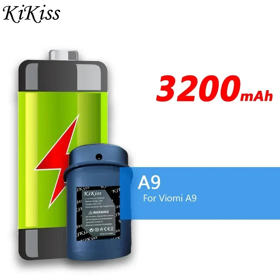 

3200mAh KiKiss Battery A 9 For Viomi A9 Replacement Bateria