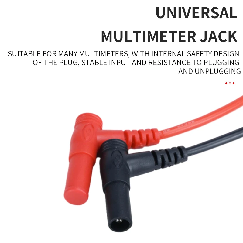 1คู่ Universal Digital Thin Tip เข็มมัลติมิเตอร์ Multi Test Lead Probe สายไฟสายไฟเครื่องทดสอบมัลติมิเตอร์1000V 10A 20A