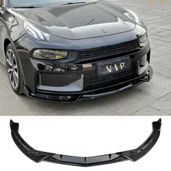 Front Bumper Spoiler for Lynk&Co 03 2018-2022 Front Skirts Carbon Paint Car Body Kit Splitter Accessories