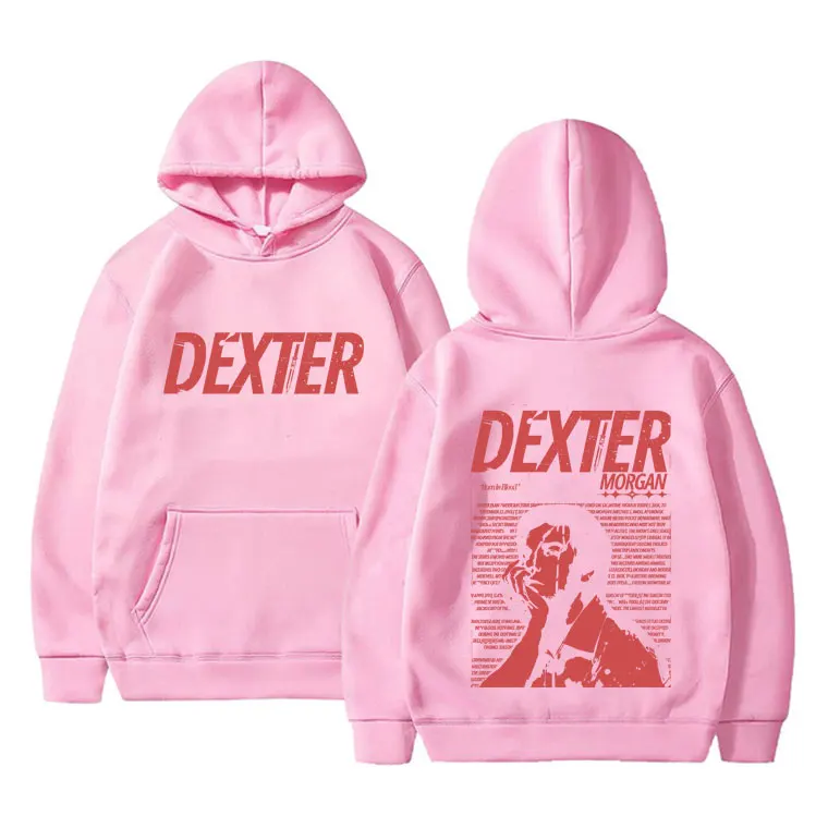 سترة بقلنسوة للرجال من Retro TV Game Dexter Morgan، ملابس رياضية كاجوال مريحة بقلنسوة #2