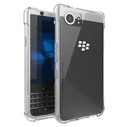 For Blackberry Keyone Key 2 Two BBF100 Case Clear TPU Silicone Shockproof Airbag Soft Back Cover Case for Blackberry Key one Two