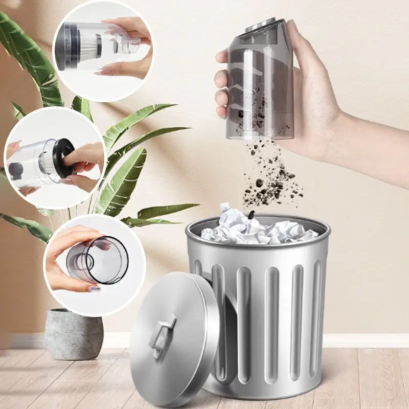 Car Portable Wireless Vacuum Cleaner Handheld Mini For Car Home Appliance Poweful Cleaning Machine Car Cleaner for Keyboard