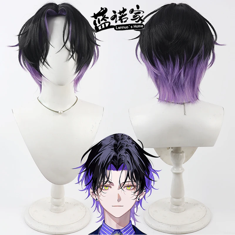 

Виртуальный YouTube Vtuber Shino Asakura, парик для косплея, Хэллоуин, карнавал, реквизит для вечеринки, синтетические волосы, термостойкое волокно + шапочка для парика