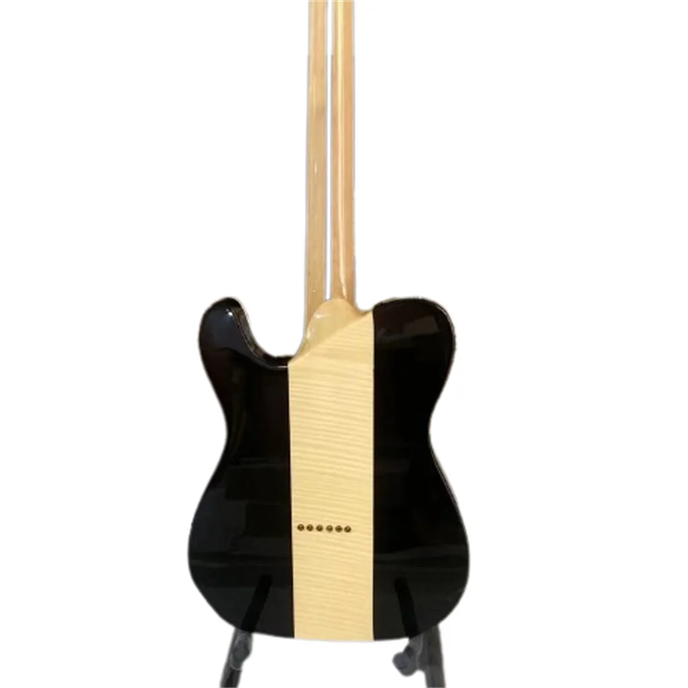 Tele Electric Guitar Green Blast Color Gold Hardware