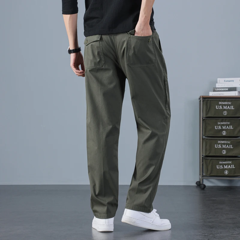 Autumn Pants Man Classic Casual Pants Mens Trousers Male Wide Tracksuit Spring Pants Men Large Size 5XL 6XL Oversize