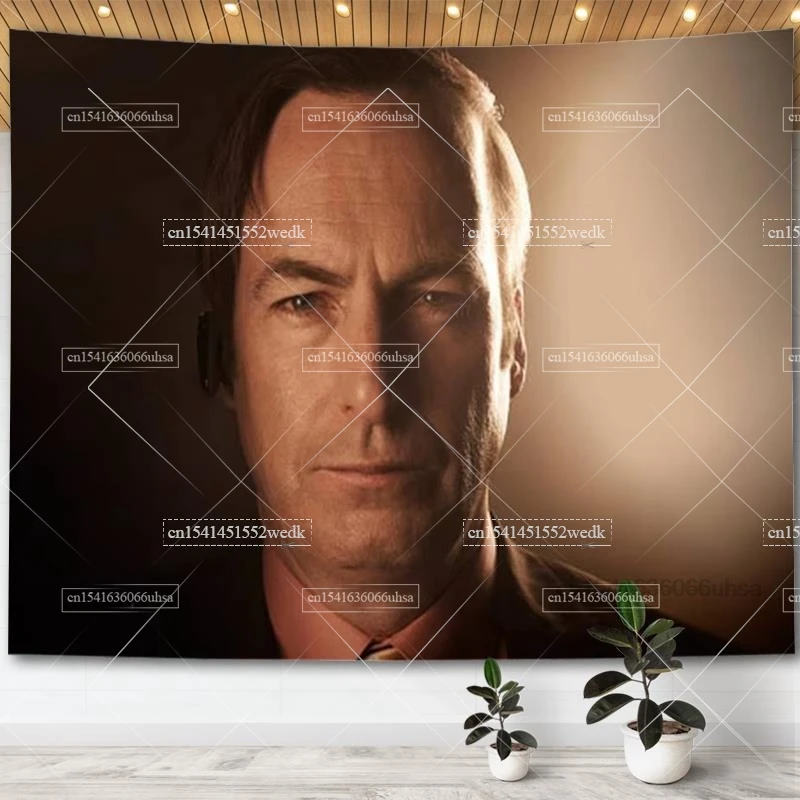 Tapiz de Saul Goodman Better Call Saul y Brea, tapiz colgante de pared, decoración de habitación, tapices estéticos de oficina