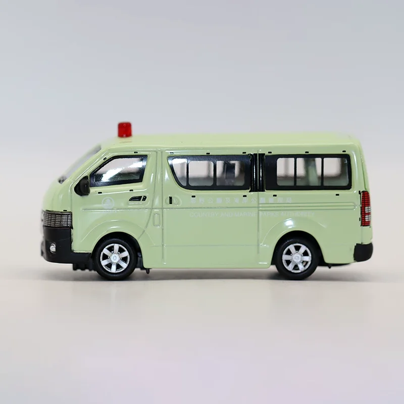 TINY Diecast 1:64 Scale Hiace Hong Kong 59 Alloy Van Model Static Display Collectible Toy Gift Souvenir Decoration